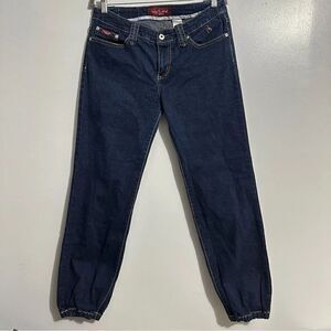 Baby phat blue jeans withh elastic legs size 13
